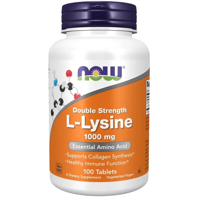 L-Lysine 1000mg (100) - Now Foods