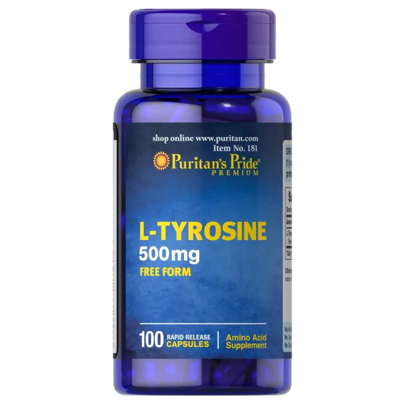 L-Tyrosine 500mg (100) - Puritans Pride