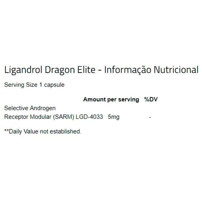 Ligandrol (90 Caps) - Dragon Elite - iPUMP Suplementos