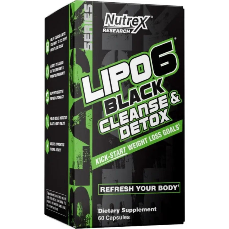 Lipo 6 Black Cleanse & Detox (60 Caps) - Nutrex - iPUMP Suplementos