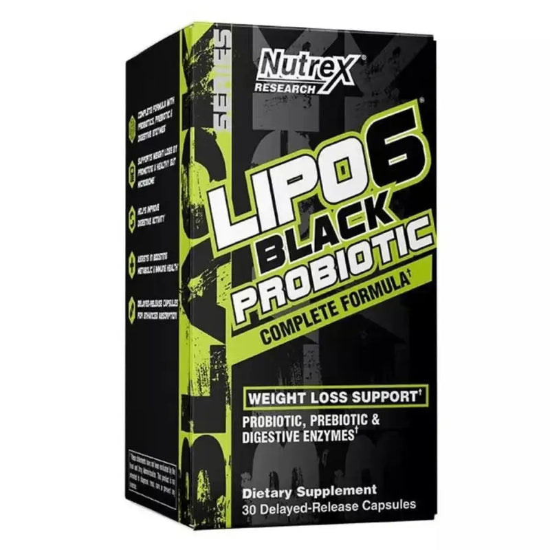 Lipo-6 Black Probiotic - Nutrex | iPUMP Suplementos