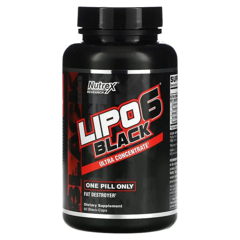 Lipo 6 Black UC (60 Caps) - Nutrex Research - iPUMP Suplementos