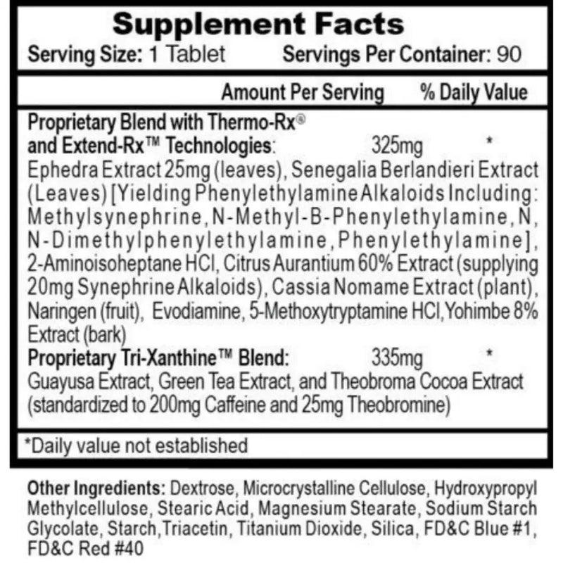 Lipodrene Hardcore (90 Caps) - Hi-Tech Pharma - iPUMP Suplementos