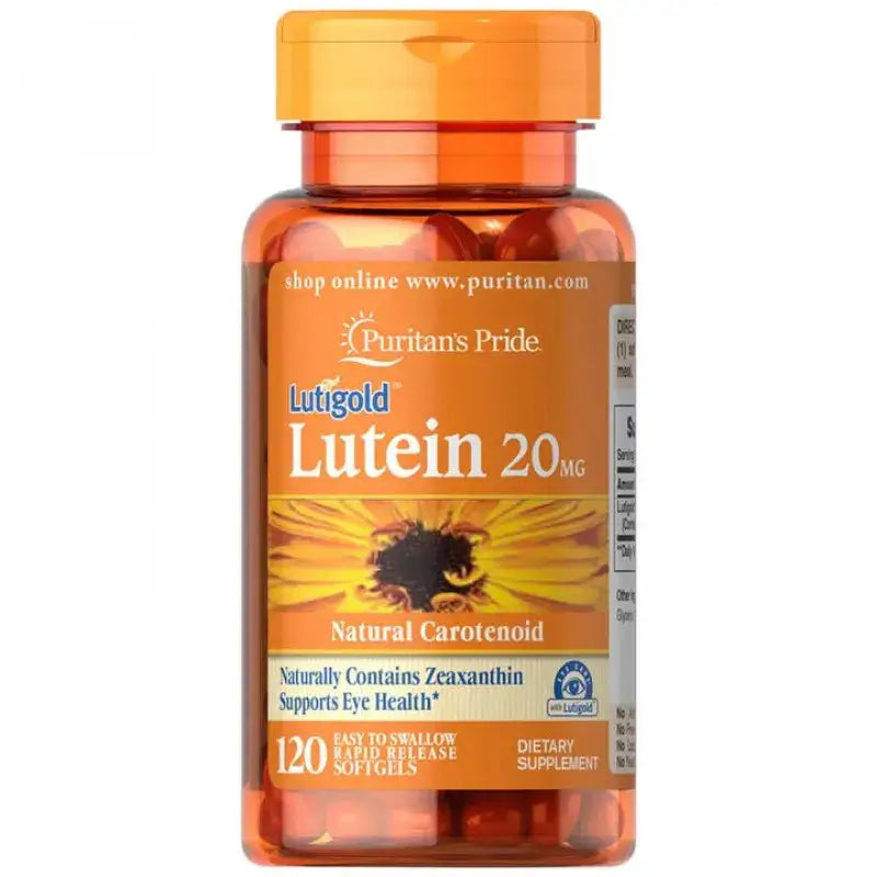 Luteína 20mg c Zeaxantina (120) - Puritan’s Pride