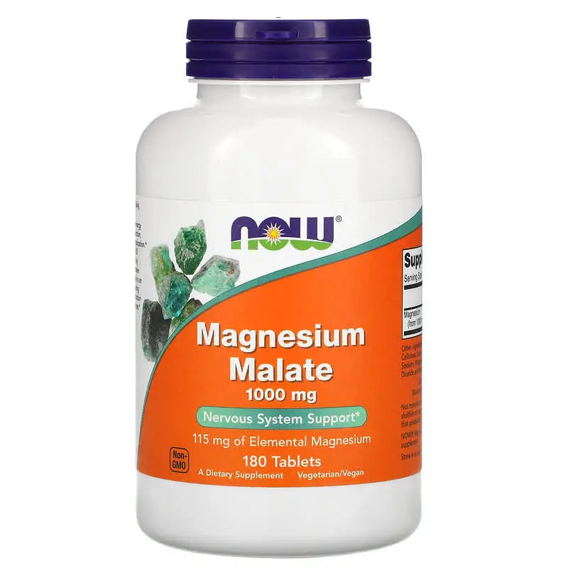 Magnesium Melate 1000mg (180) - Now Foods