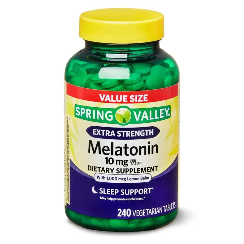 Melatonina 10mg (240 Tabs) - Spring Valley - iPUMP Suplementos