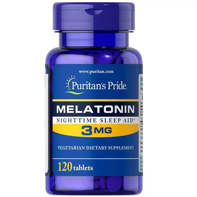 Melatonina 3mg (120 Tabletes) - Puritan's Pride - iPUMP Suplementos