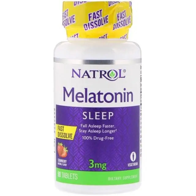 Melatonina Fast Dissolve 3mg (90Tabs) - Natrol - iPUMP Suplementos