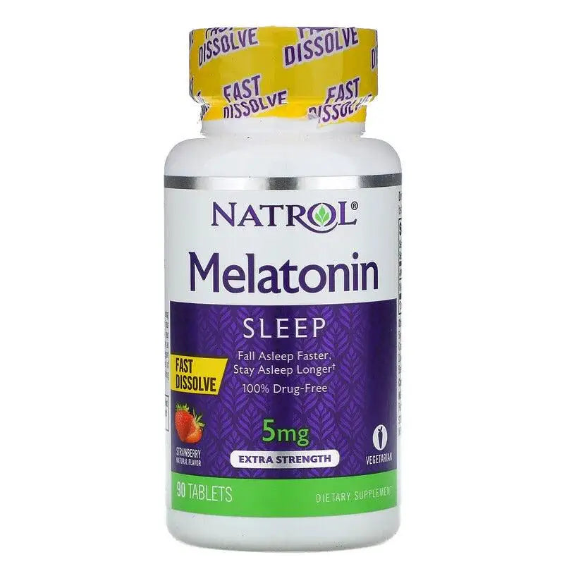 Melatonina Fast Dissolve 5mg (90 Tabs) - Natrol - iPUMP Suplementos