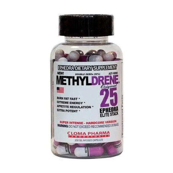 Methyldrene 25 Ephedra Elite Stack - Cloma Pharma - iPUMP Suplementos