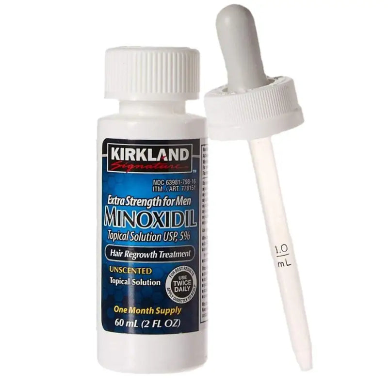 Minoxidil Kirkland 5% – Tratamento Para 1 Mês - 60ml - iPUMP Suplementos