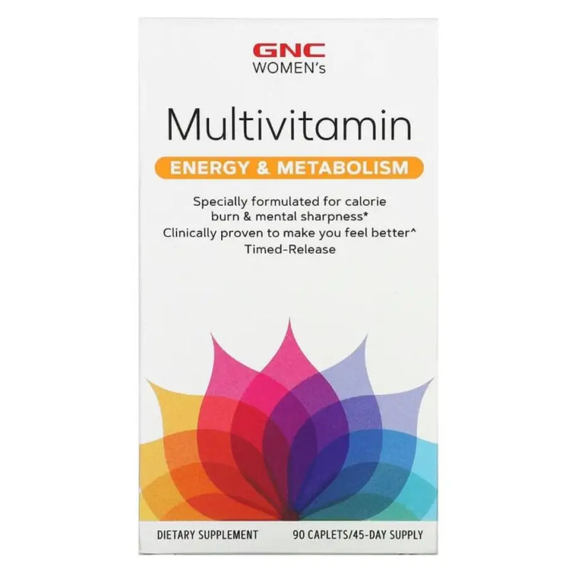 Multivitamin Energy & Metabolism (90 Caps) Woman - GNC - iPUMP Suplementos