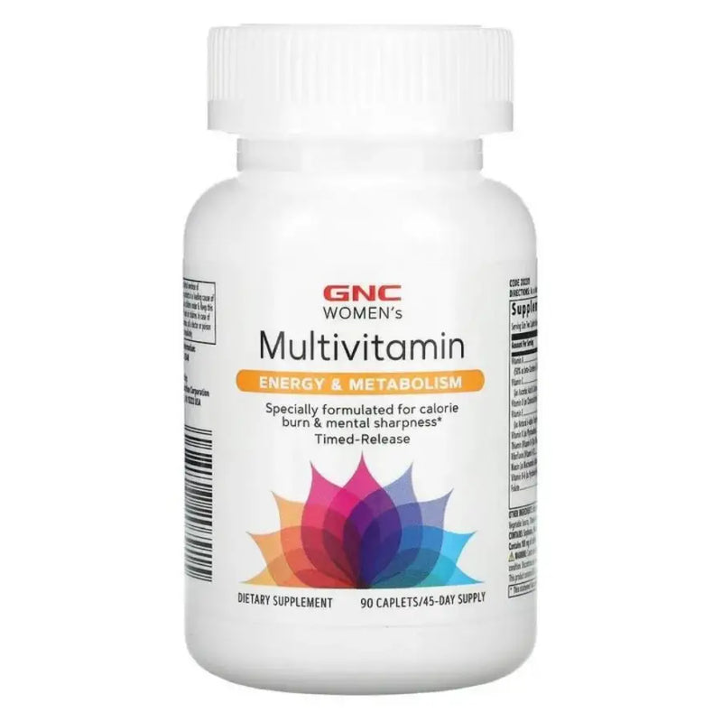 Multivitamin Energy & Metabolism (90 Caps) Woman - GNC - iPUMP Suplementos