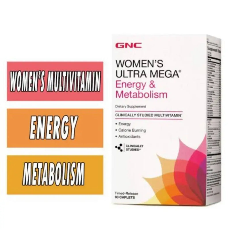 Multivitamin Energy & Metabolism (90 Caps) Woman - GNC - iPUMP Suplementos