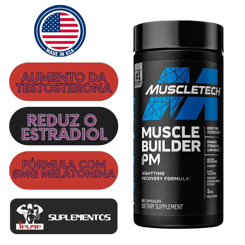 Muscle Builder PM (90) - Muscletech | iPump Suplementos 2