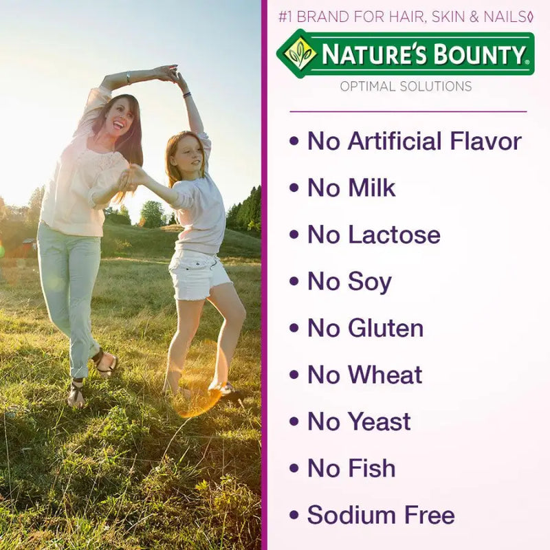 Nature's Bounty Hair Skins & Nails (80) Morango - Nature's Bounty - iPUMP Suplementos