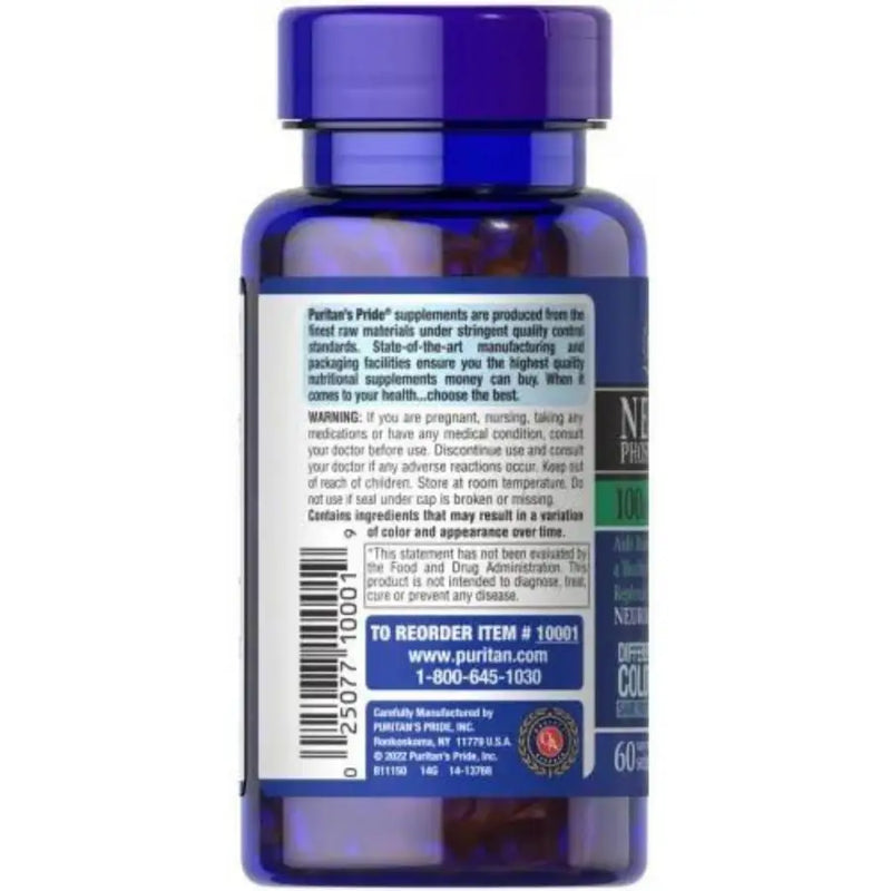 Neuro-PS 100 mg (60 Softs) - Puritan's Pride - iPUMP Suplementos