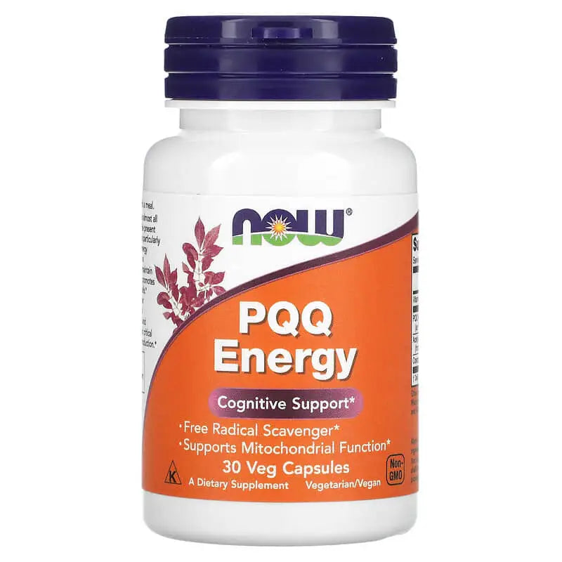 PQQ Energy 20mg (30 VCaps) - Now Foods