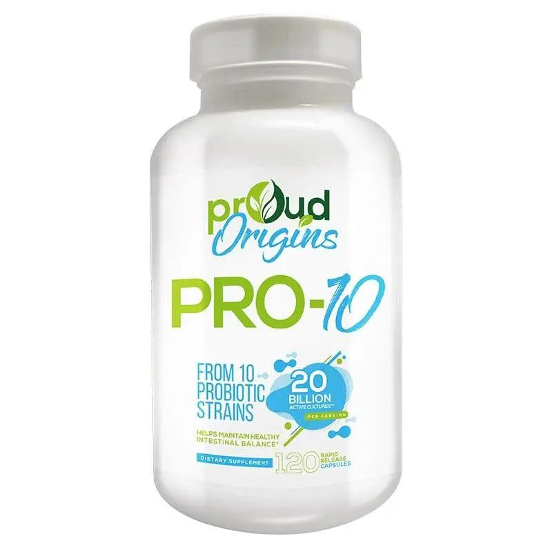 Pro-10 Probiótico 20 bilhões (120 Caps) - Proud Origins - iPUMP Suplementos