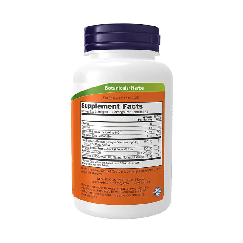 Prostate Support (90) - Now Foods