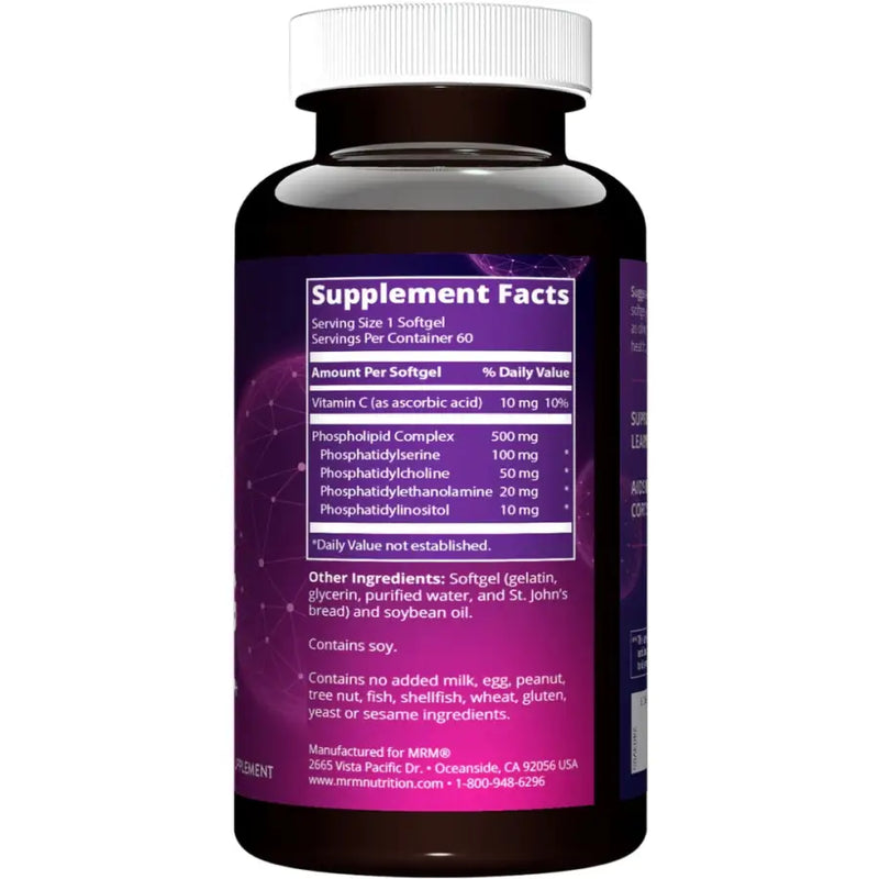 PS 100mg (Phosphatidylserine) 60 Softgels - MRM Nutrition