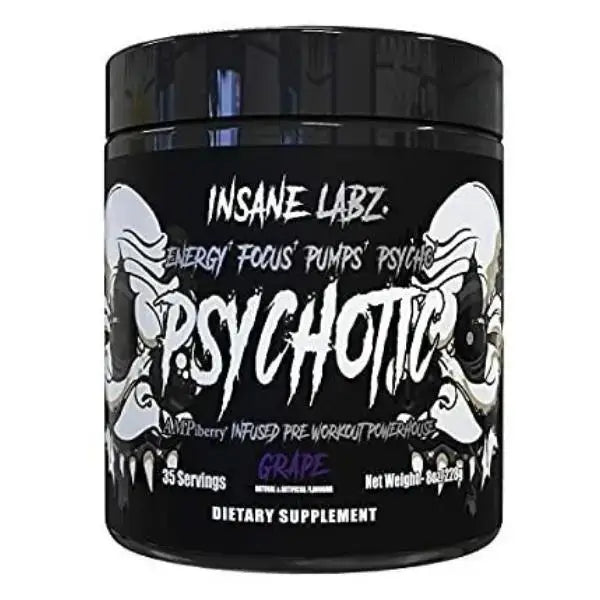 Psychotic Black (35 doses) Grape - Insane Labz - iPUMP Suplementos