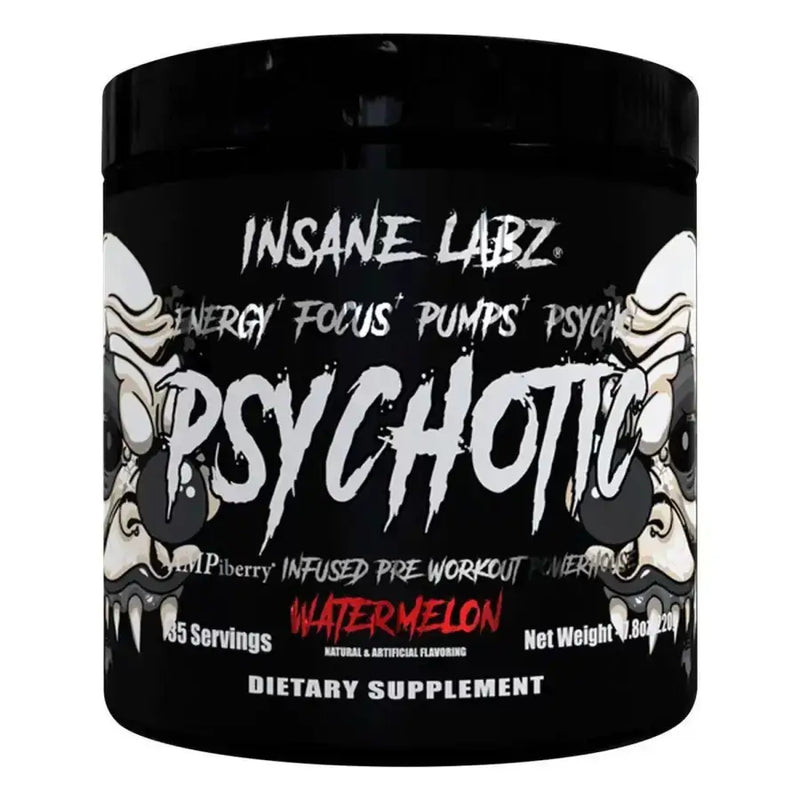 Psychotic Black (35 doses) Watermelon - Insane Labz - iPUMP Suplementos