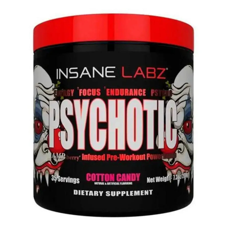 Psychotic (35 doses) Cotton Candy - Insane Labz - iPUMP Suplementos