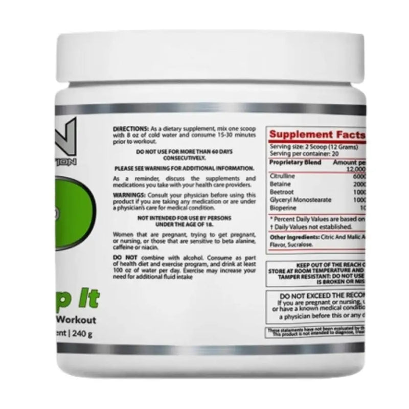 Pump It Pre-Workout (240G) - KN Nutrition - iPUMP Suplementos