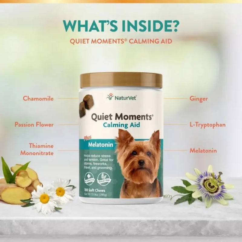 Quiet Moments Calming Aid (180 Soft) - NaturVet - iPUMP Suplementos