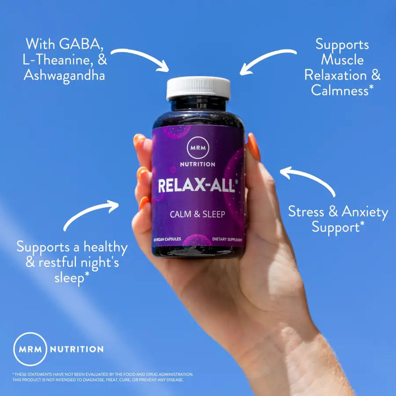 Relax-ALL Calm and Sleep (60 Vegan Capsules) - MRM