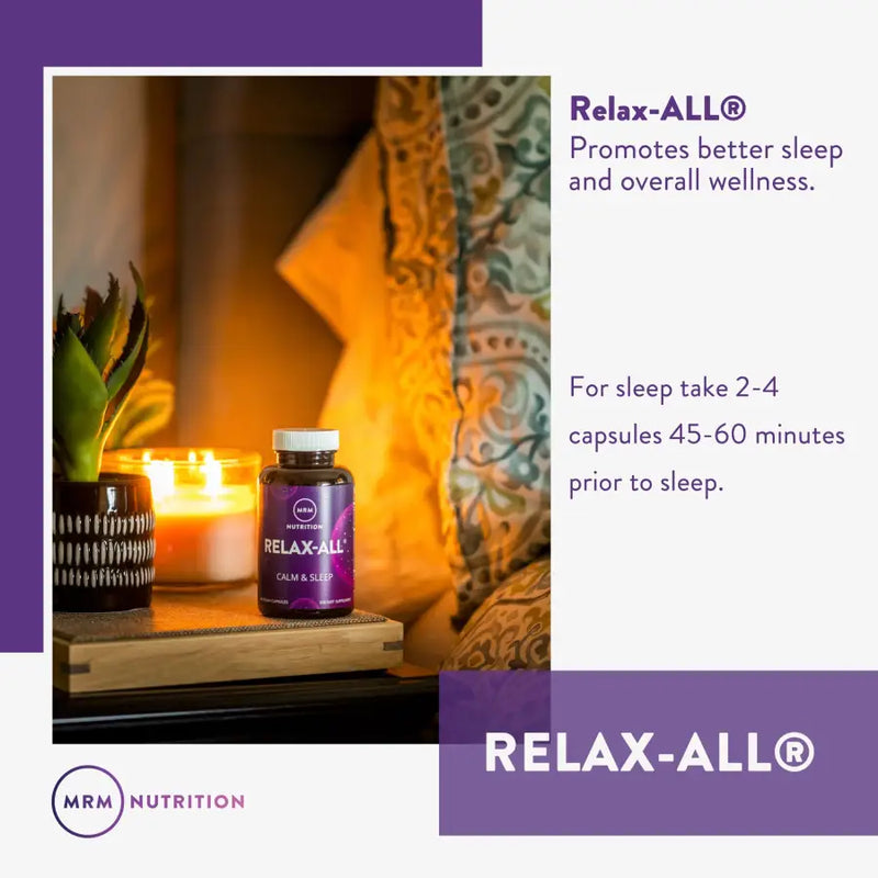 Relax-ALL Calm and Sleep (60 Vegan Capsules) - MRM