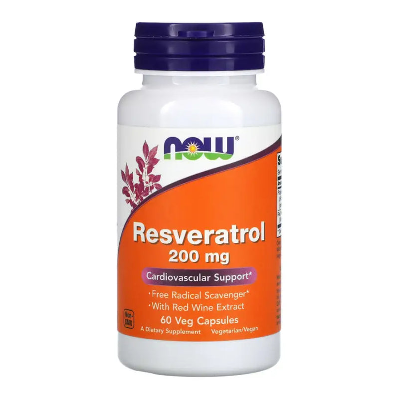 Resveratrol 200mg (60) - Now Foods