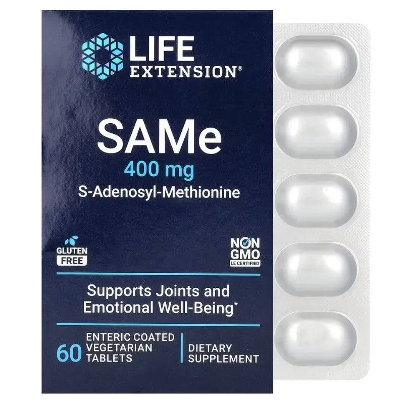 SAMe S - Adenosilmetionina 400 mg (60) - Life Extension