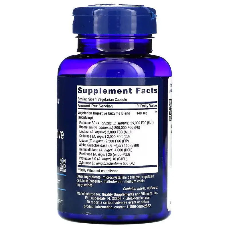 Super Digestive Enzymes (60 Caps) - Life Extension - iPUMP Suplementos