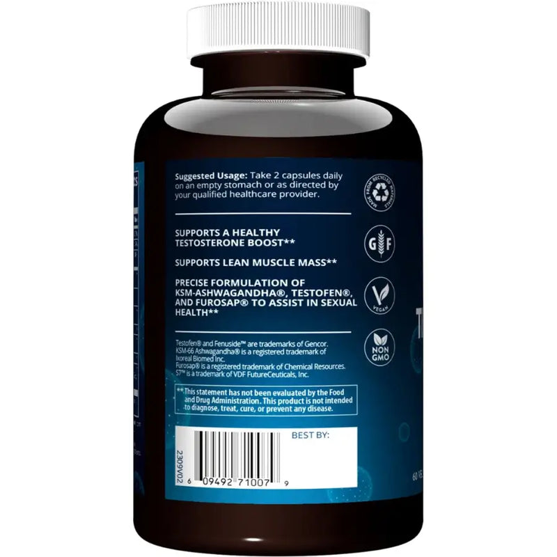 Testosterone Again (60 Vegan Capsules) - MRM Nutrition