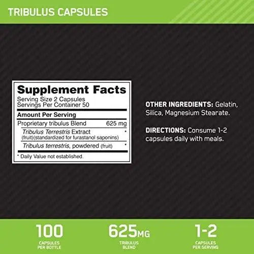 Tribulus Terrestris 625mg (100) - Optimum Nutrition