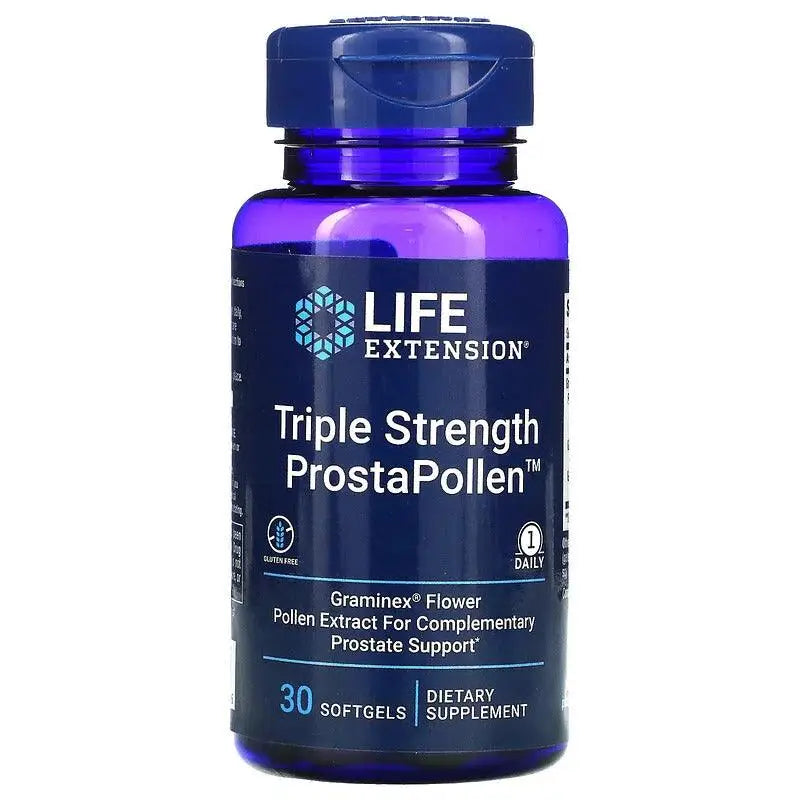 Triple Strength Prostapollen™ (30 Soft) - Life Extension - iPUMP Suplementos