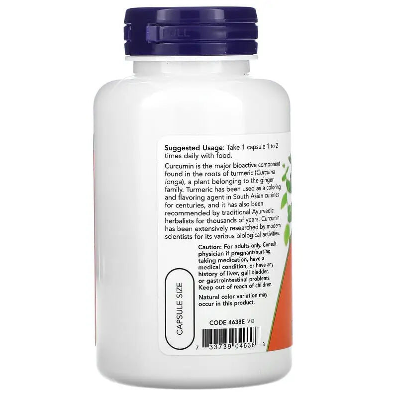 Turmeric Curcumin (60) - Now Foods