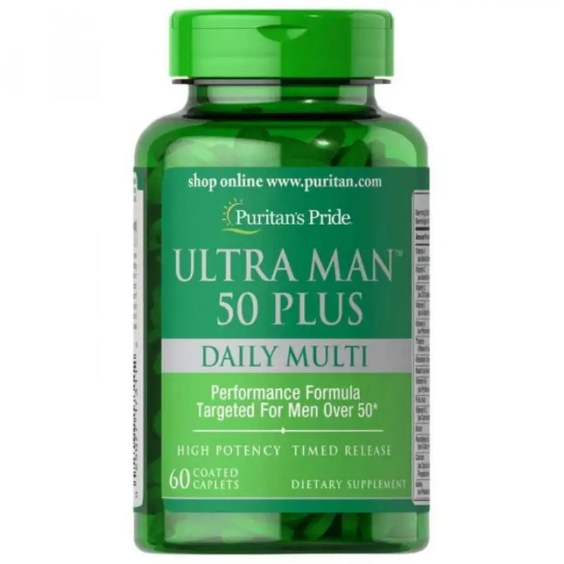 Ultra Man™ 50 Plus Daily (60 Caps) - Puritans Pride - iPUMP Suplementos