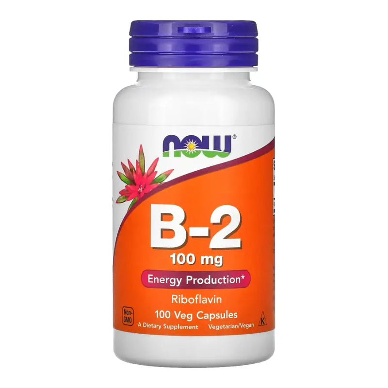 Vitamina B - 2 100mg (100) - Now Foods