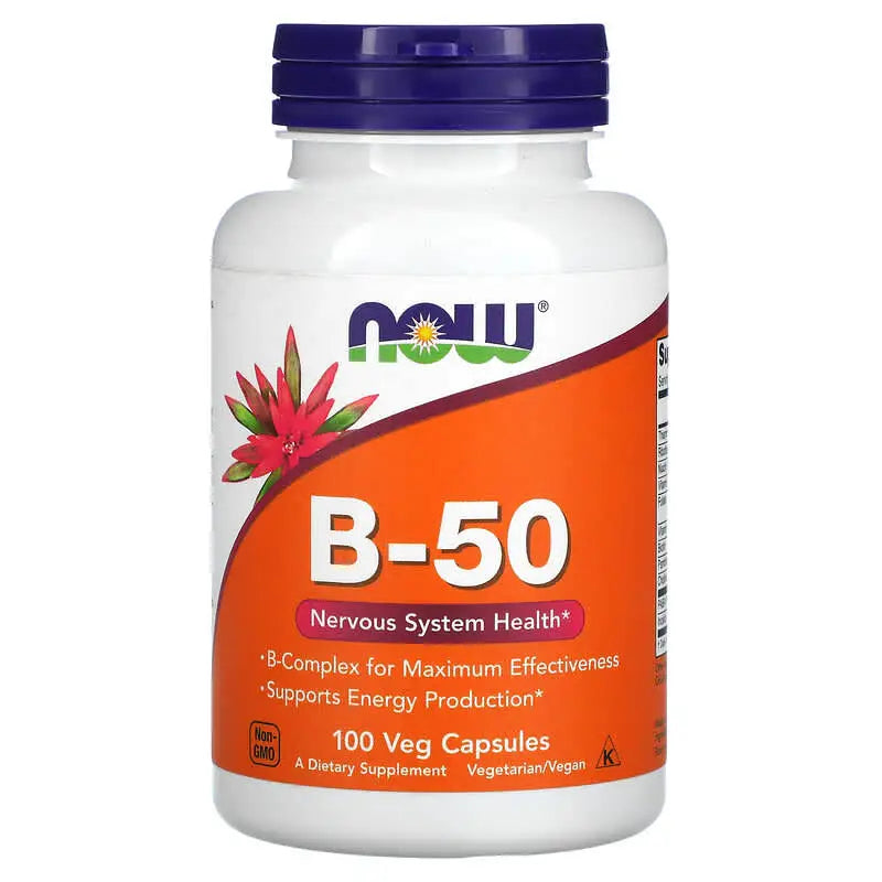 Vitamina B - 50 (100) - Now Foods