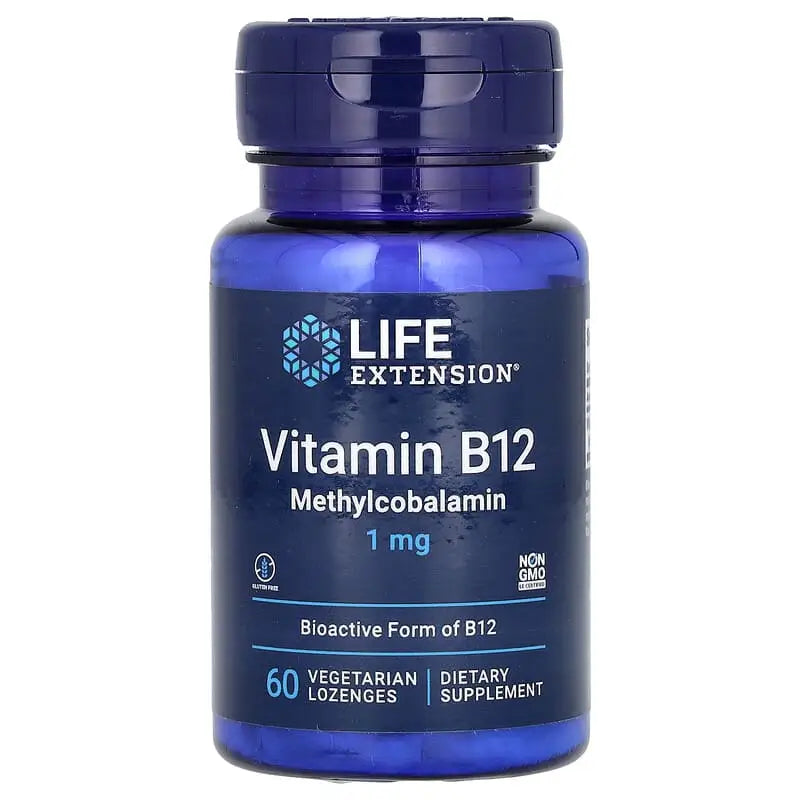 Vitamina B12 Metilcobalamina 1mg (60) - Life Extension