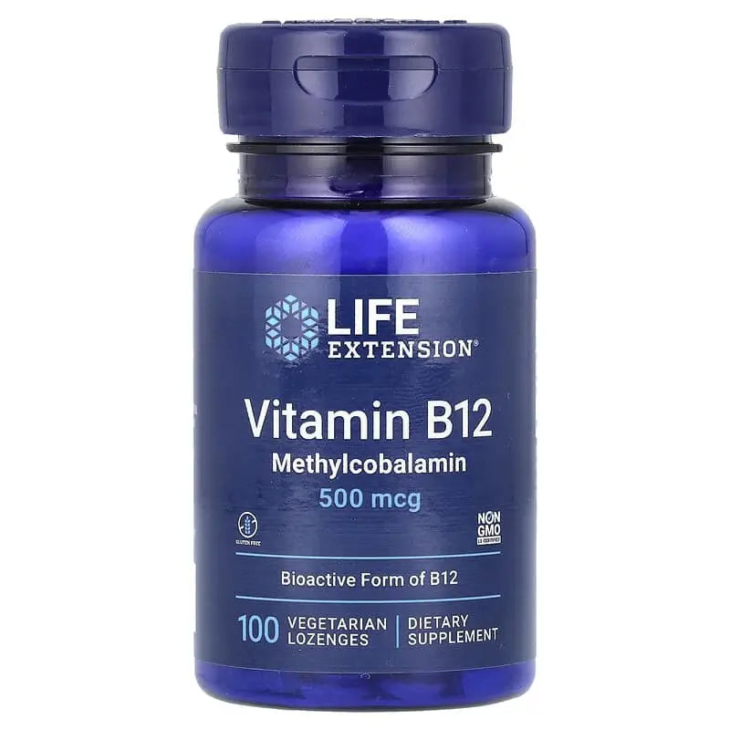 Vitamina B12 Metilcobalamina 500 mcg (100 Lozenges) - Life